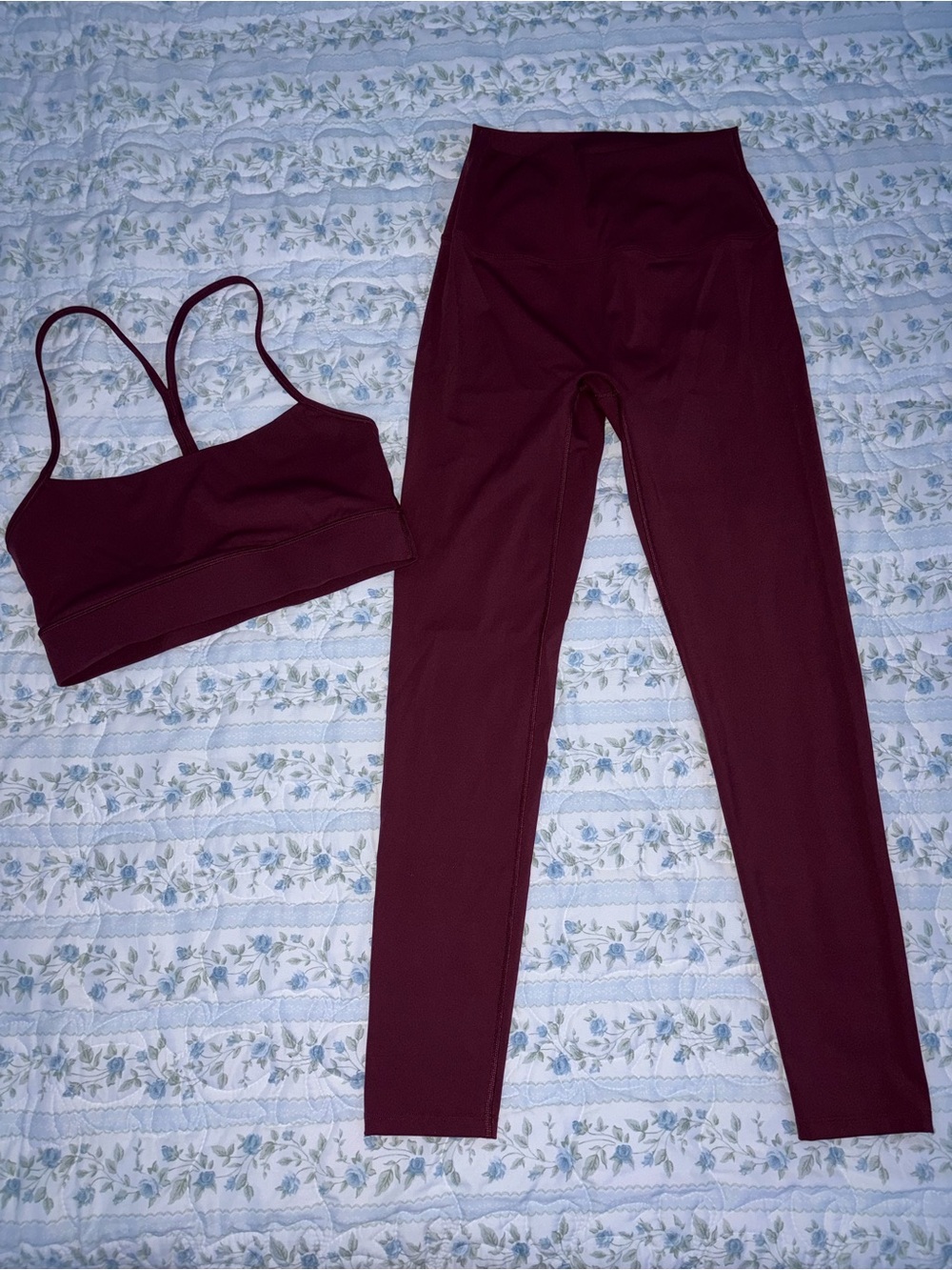lululemon Burgundy set
